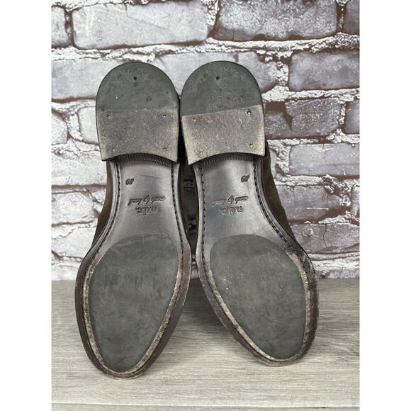 N.D.C. Made by Hand Brown Maple Suede Leather Zip Booties Boots Women 39EU/8.5M - Picture 8 of 16